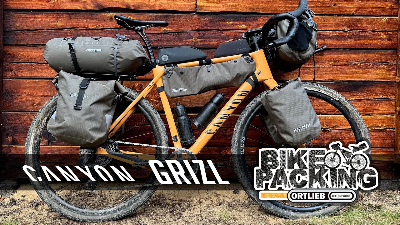 Ortlieb Bikepacking laukut Canyon Grizlin gravel pyörään + kiinnitys & varustus 4 yön retkelle