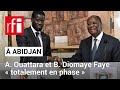 Alassane ouattara et bassirou diomaye faye  totalement en phase   rfi