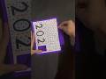Easy Paper New Year Card 2026😍 / Wait for Final Look #song #diy #shorts # newyear# 2026