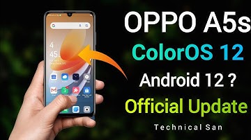 Oppo A5s ColorOS 12 System UI | Android 12 Update ? | Official Update ! | New System Look ✓