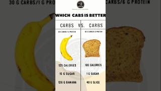 WHICH CABS IS BETTER ? | Banana Vs Wheat Bread Slice #fitness #calories #protein #deit #shorts WHICH CABS IS BETTER ? | Banana Vs Wheat Bread Slice #fitness #calories #protein #deit #shorts