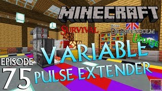 Minecraft Survival: Episode 75 - Compact Variable Redstone Pulse Extender Update
