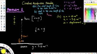 Famous Constant acceleration problem 1 Profile