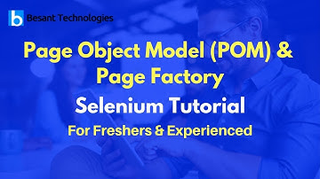 Page Object Model (POM) & Page Factory  | Selenium Tutorial For Beginners