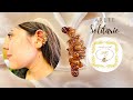 ARETE SOLITARIO DE COBRE ESMALTADO 👂💎 | Arete conciencia en Alambrismo ✅