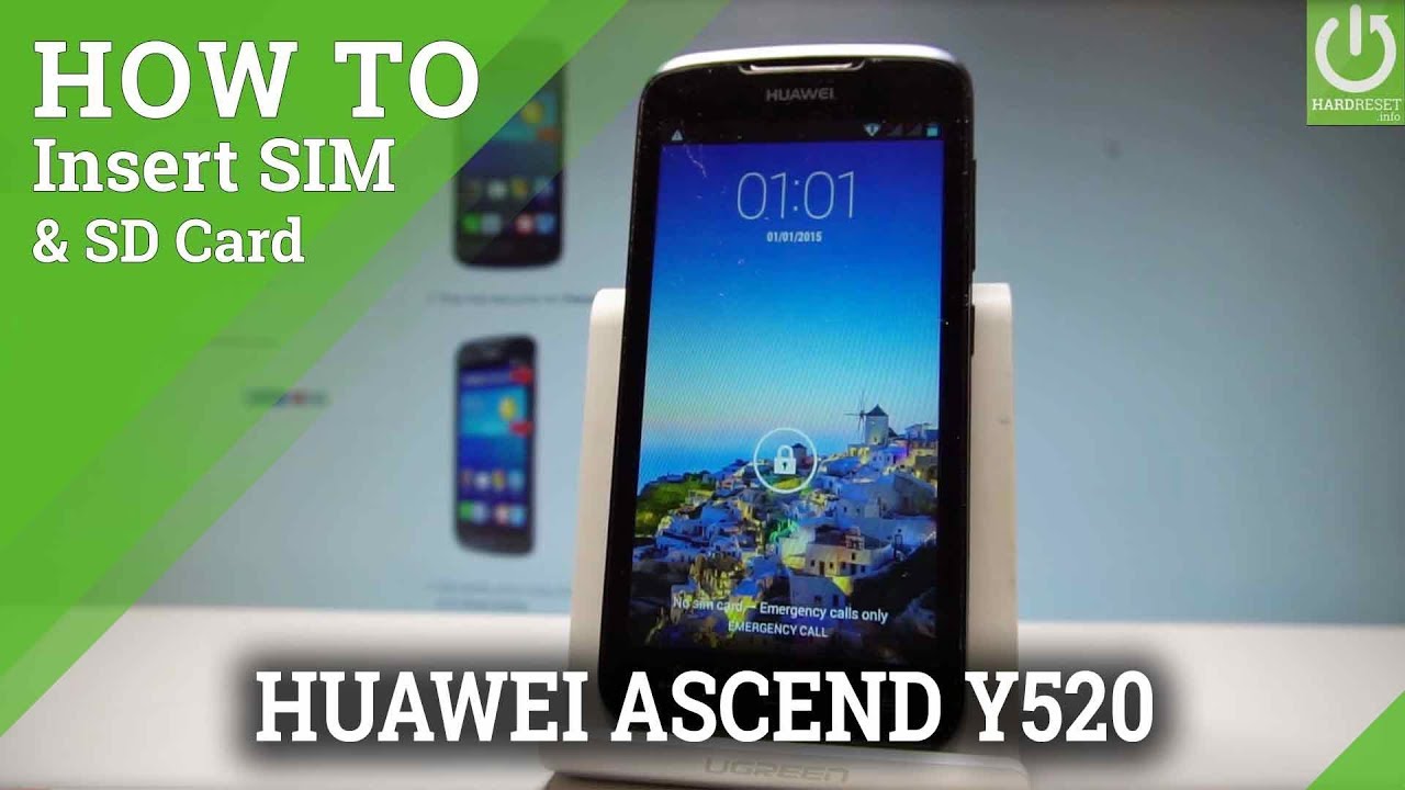 How to Insert Micro SIM and Micro SD in HUAWEI Ascend Y520