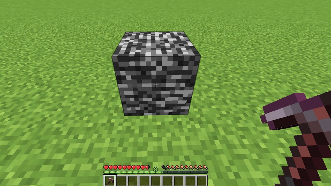 how to break a netherite pickaxe in 0.1 sec YouTube