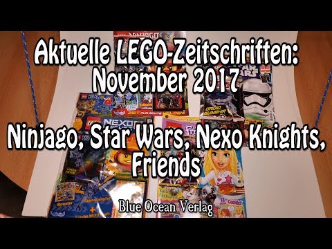 Aktuelle LEGO-Zeitschriften November 2017 (Star Wars, Ninjago, Nexo Knights und Friends)