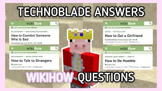 Technoblade Answers WikiHow Questions