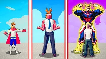 EVOLUTION OF ALL MIGHT ( ANIME MY HERO ACADEMIA ) | TABS - Totally Accurate Battle Simulator