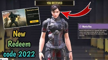 *New* Working Redeem code cod mobile 2022 | call of duty mobile Redeem code | codm Redeem code 2022