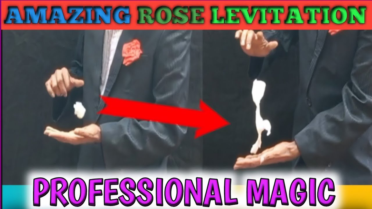 ROSE LEVITATION|PAPER TO ROSE|MAGICIANSETHU - YouTube