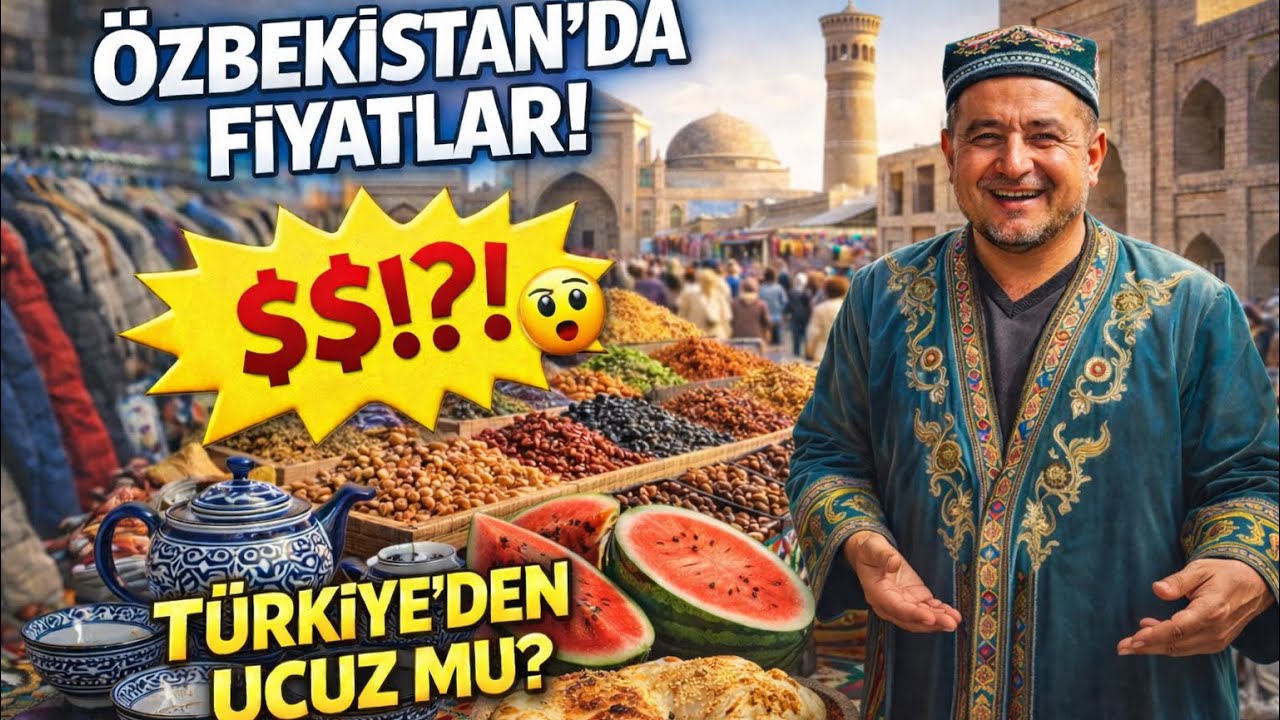 Özbekistan bedava mı? 🇺🇿 Türkiye ile kıyasladık!!