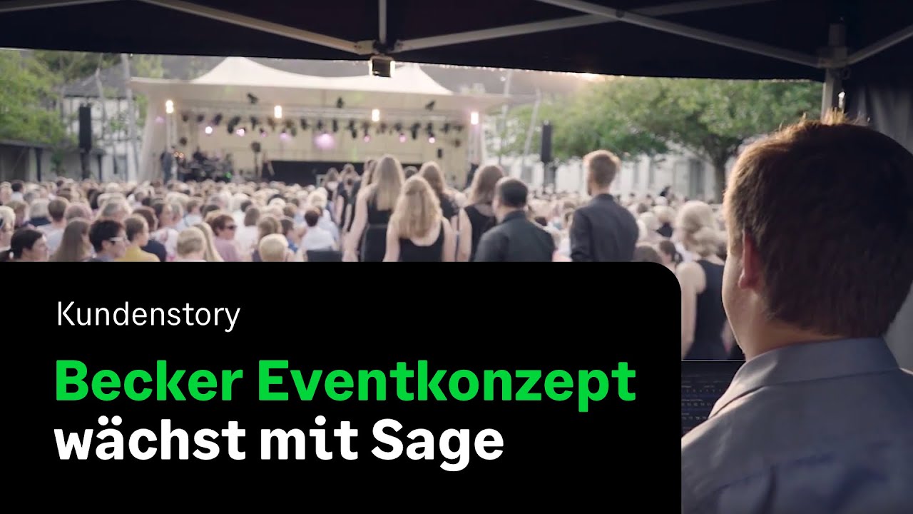 Mobil Wachsen mit der Sage Business Cloud: Becker Eventkonzept