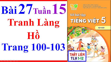 Vở Bài Tập Tiếng Việt Lớp 5 Bài 27 Tuần 15 | Tranh Làng Hồ | Trang 100 - 103 | Kết Nối Tri Thức