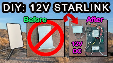 Starlink 12V Conversion and Router Replace for RV/Boondocking