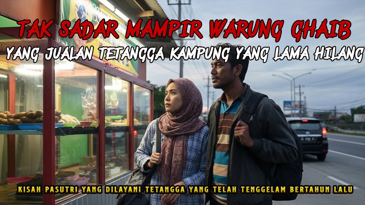 SUAMI ISTRI PULANG KAMPUNG TAK SADAR MAMPIR WARUNG GAIB PANTURA, YANG JAGA TETANGGANYA SENDIRI