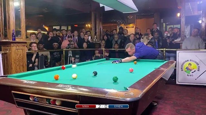 Efren Reyes vs. Mika Immonen 9-Ball | NYC 2020