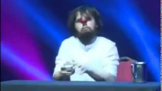 Magic trick - Funny guy with red balls