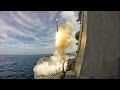 Navy Ship Test Fires Tomahawk Cruise Missile • Split Views