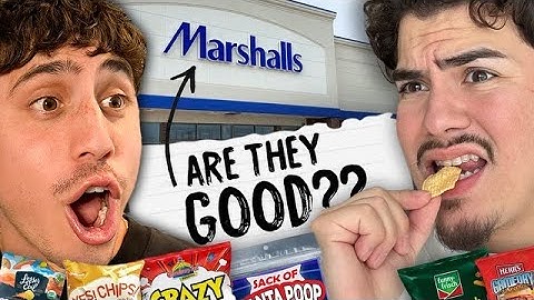 Trying The Unusual Snacks From Marshalls
