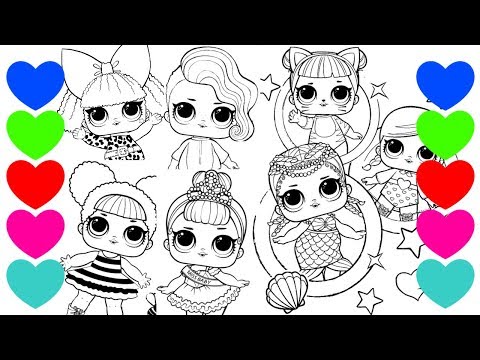 Bonecas LOL para colorir - Desenhos Imprimir