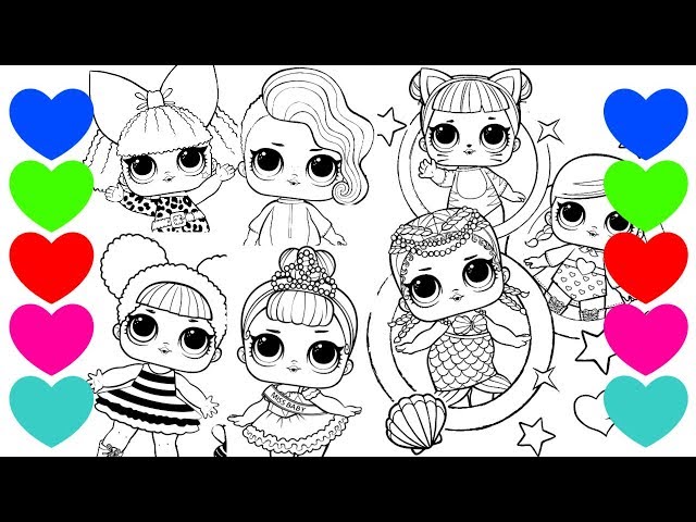 Desenhos para colorir da boneca lol surpresa como faço, trabalhos