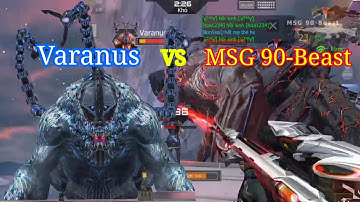 CF Mobile/CF Legends | MSG 90-Beast vs BOSS Thế Giới Varanus (Khó) Lấy Katana Transformers √