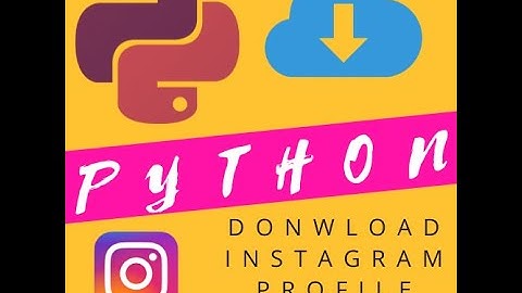 Download Instagram Profile Picture using Python