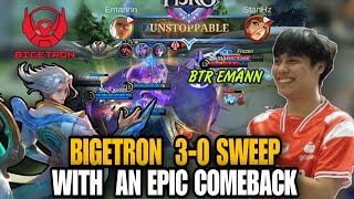 BTR EMANN USED NATAN TO GET A PERFECT 3-0 SWEEP