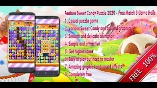 Sweet Candy Puzzle 2020 Free Match 3 Game Holic Android Games screenshot 3