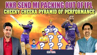 KKR Send MI Packing Out of IPL | Cheeky Cheeka Pyramid of Performance | IPL 2024 | Cheeky Cheeka