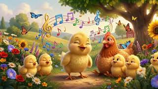 5 little chicks | Five Little Chickens Song | Cute Baby Chicken Cartoon | #baby #cartoon #chicken 5 little chicks | Five Little Chickens Song | Cute Baby Chicken Cartoon | #baby #cartoon #chicken