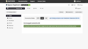 Use Pantheon Multidev