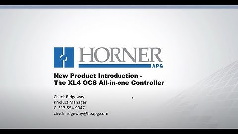 XL4 OCS All-In-One Controller from Horner APG