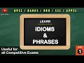 #Idioms&Phrases | #English Grammar |#Grammar |#CompetitiveEnglish |#GK |English Quiz |#APPSC | #IBPS