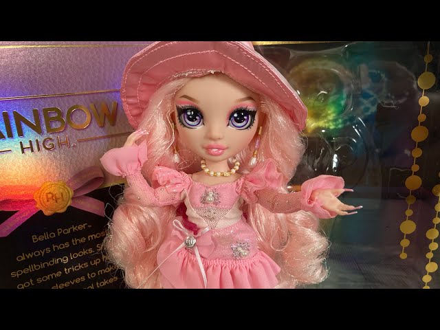 RAINBOW HIGH COSTUME BALL WITCH BELLA PARKER DOLL REVIEW AND UNBOXING 
