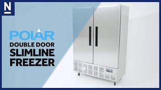 Polar Double Door Slimline Freezer (GD880)