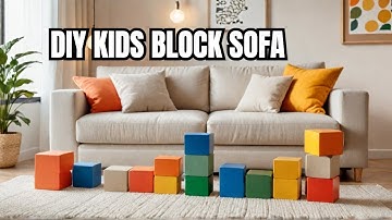 Top Carpenter Reveals BEST DIY Sofa Techniques Using Kids Blocks