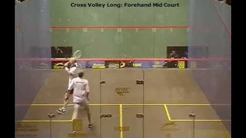Quintic Squash with Peter Nicol - Forehand volley