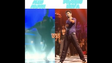 👿Allu arjun vs 😱Prabhu deva # dance shows # dance 💃 # show ♥