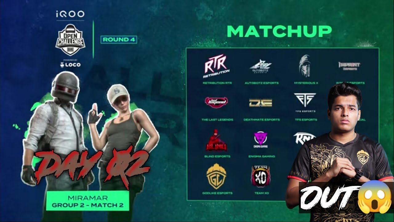 Godlike not qualified 😱BMOC ROUND 04 DAY 02 Overall Standing | Points Table Group 2 | Top 6