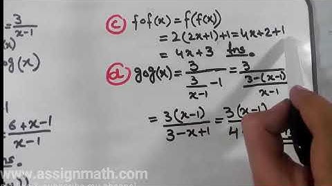 How to find the Composition Function. | Mathematics Tutorials In Urdu /Hindi.
