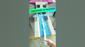 Small hardware pillow packing machine with link bag device #hardwarepackingmachine #packingmachine