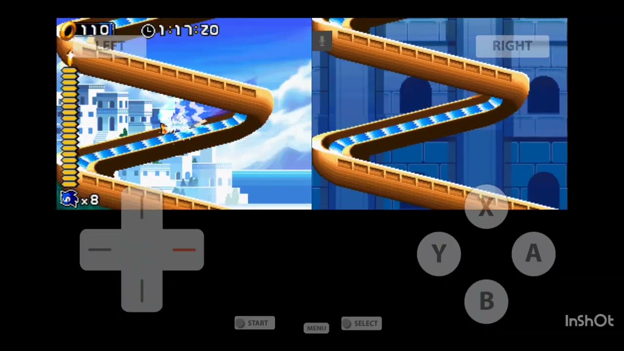 My first video Sonic rush 