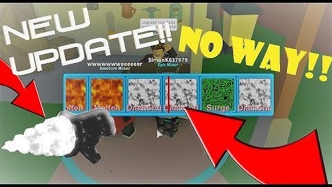 THIS UPDATE IS AMAZING... OPENING CRATES!? | Roblox: Mining Simulator