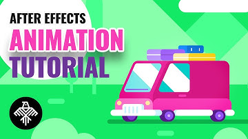After Effects Tutorial, EASY Van/Car Vehicle Animation