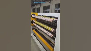 High speed bopp tape slitting machine more details WhatsApp us :+8615837193496 #tape #factory