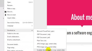 How to convert the file to vector graphics format in Google slides