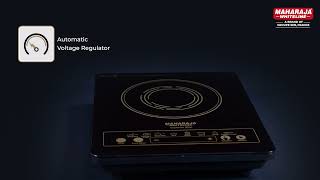 Maharaja Whiteline Superion 20St Induction, 2000W Motor, 25% Faster Cooking, 8 Pre Set Menu